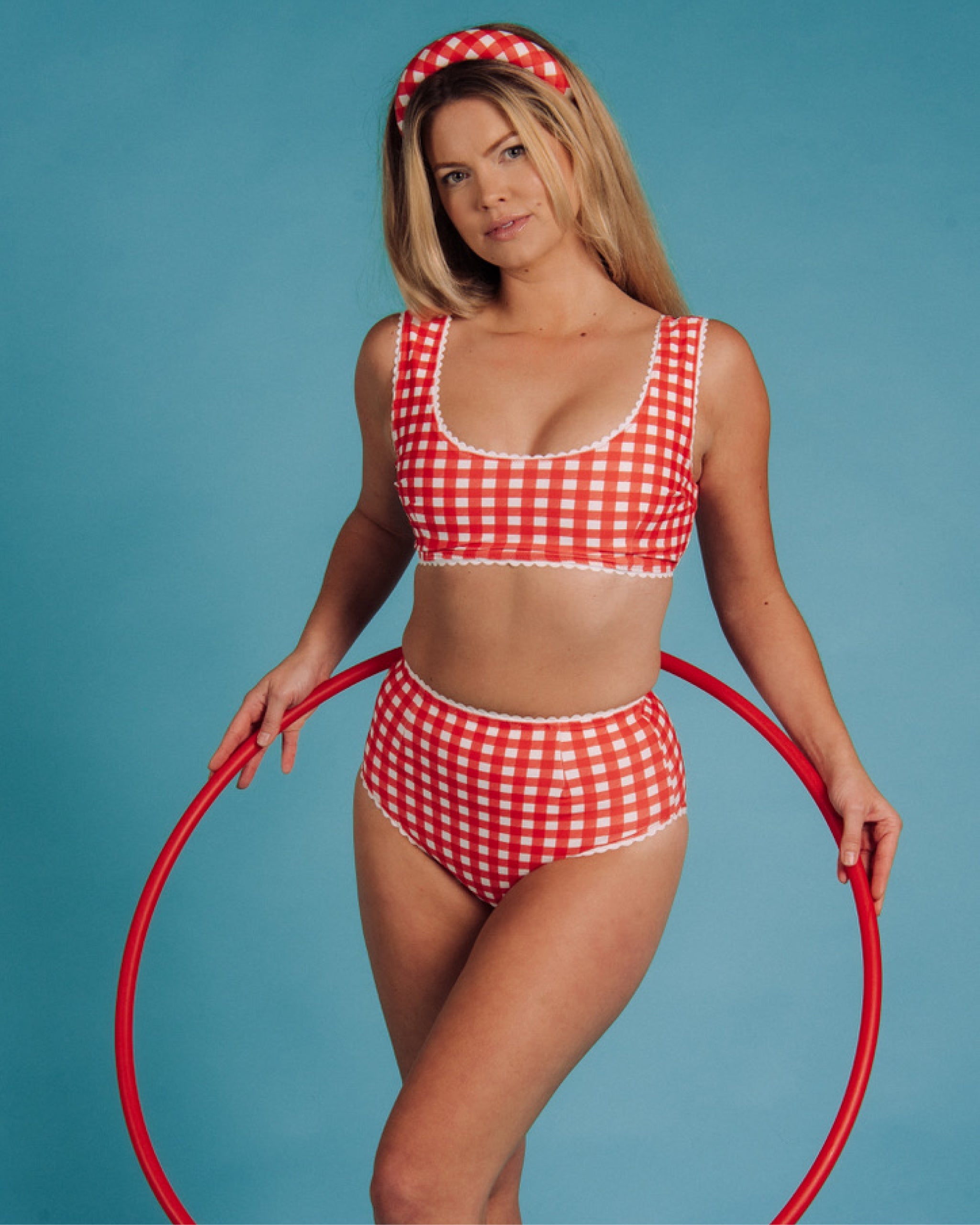 Gingham Bikini (Red)