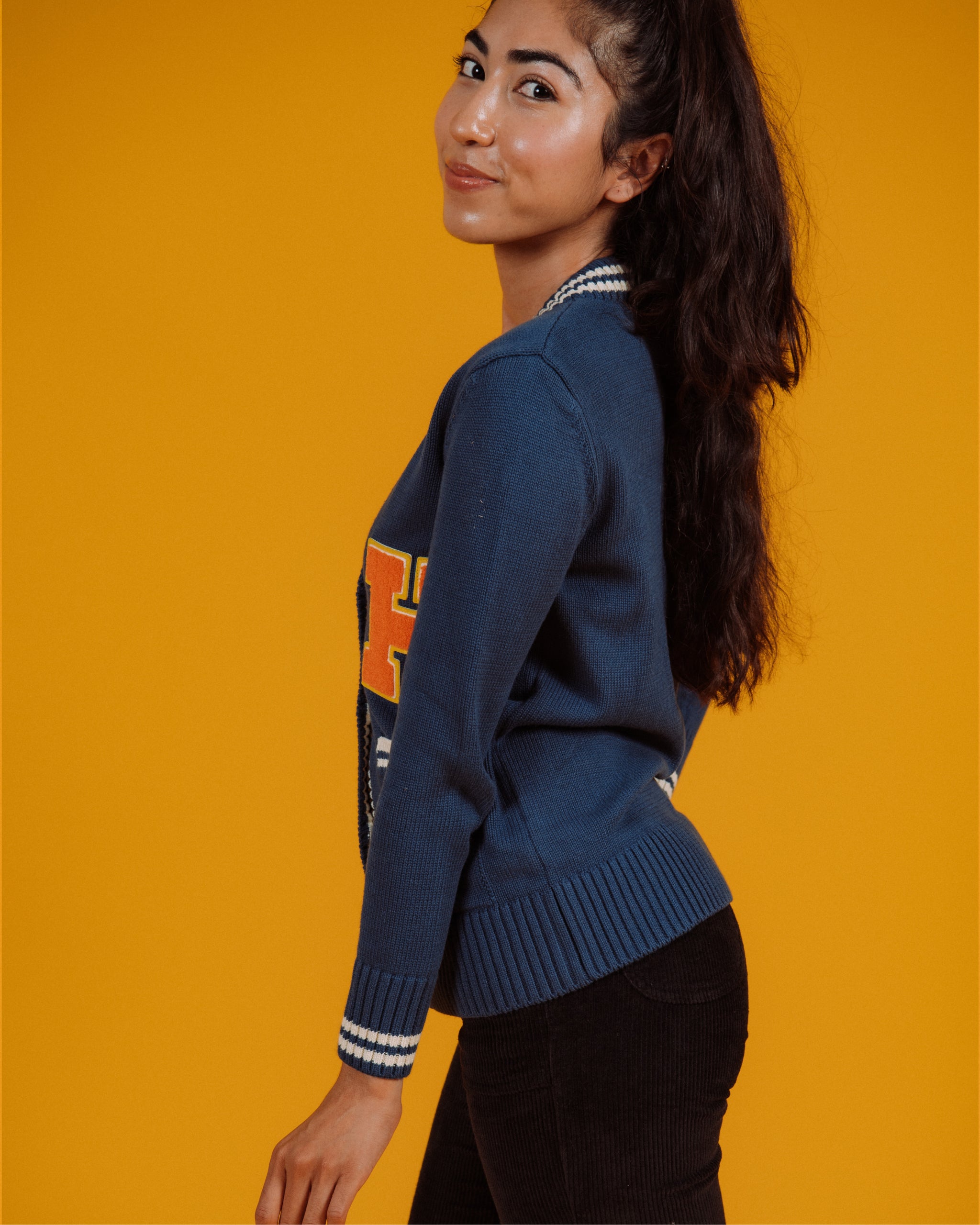 Varsity pullover outlet sweaters