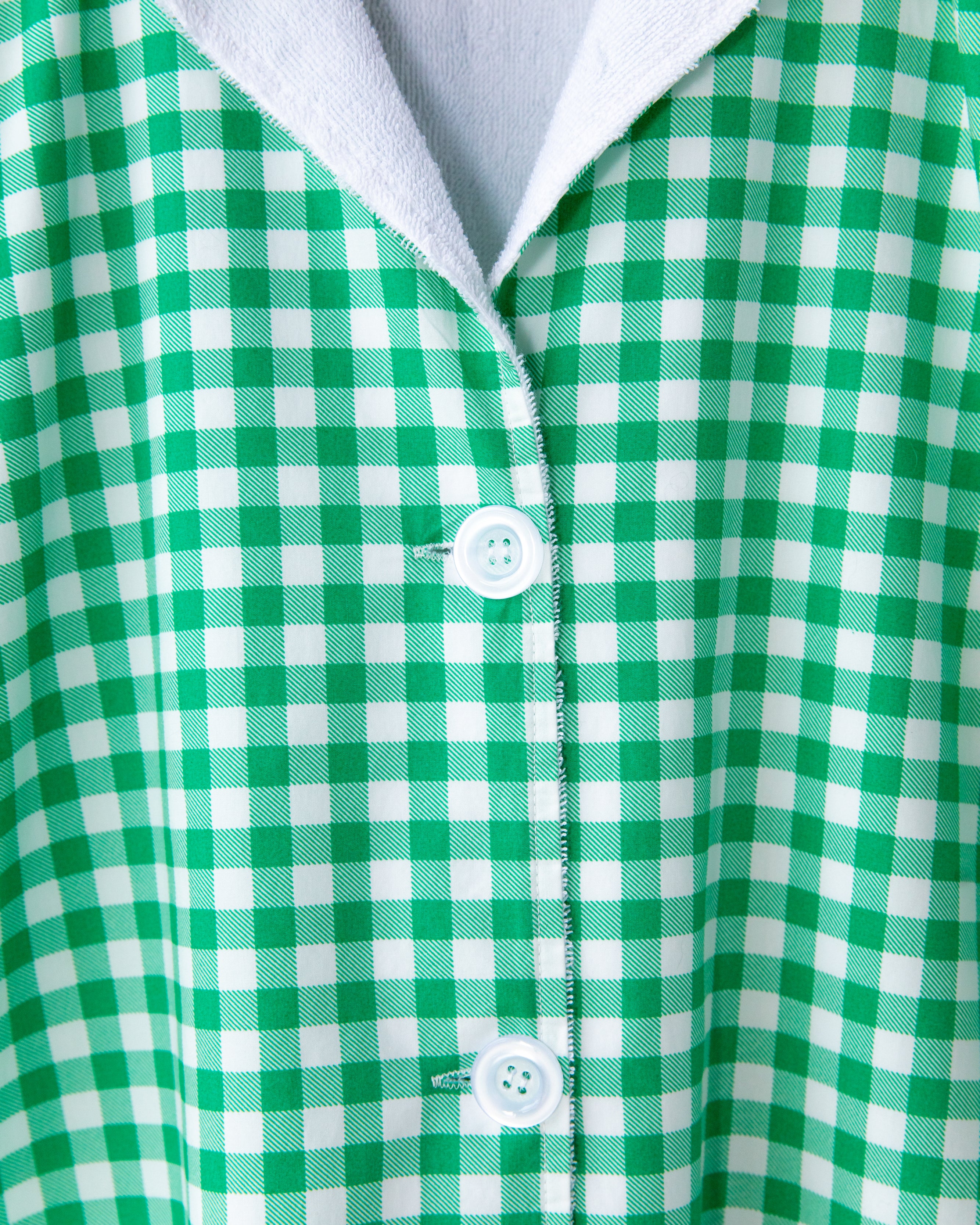 Gingham Cabana Shirt (Green)