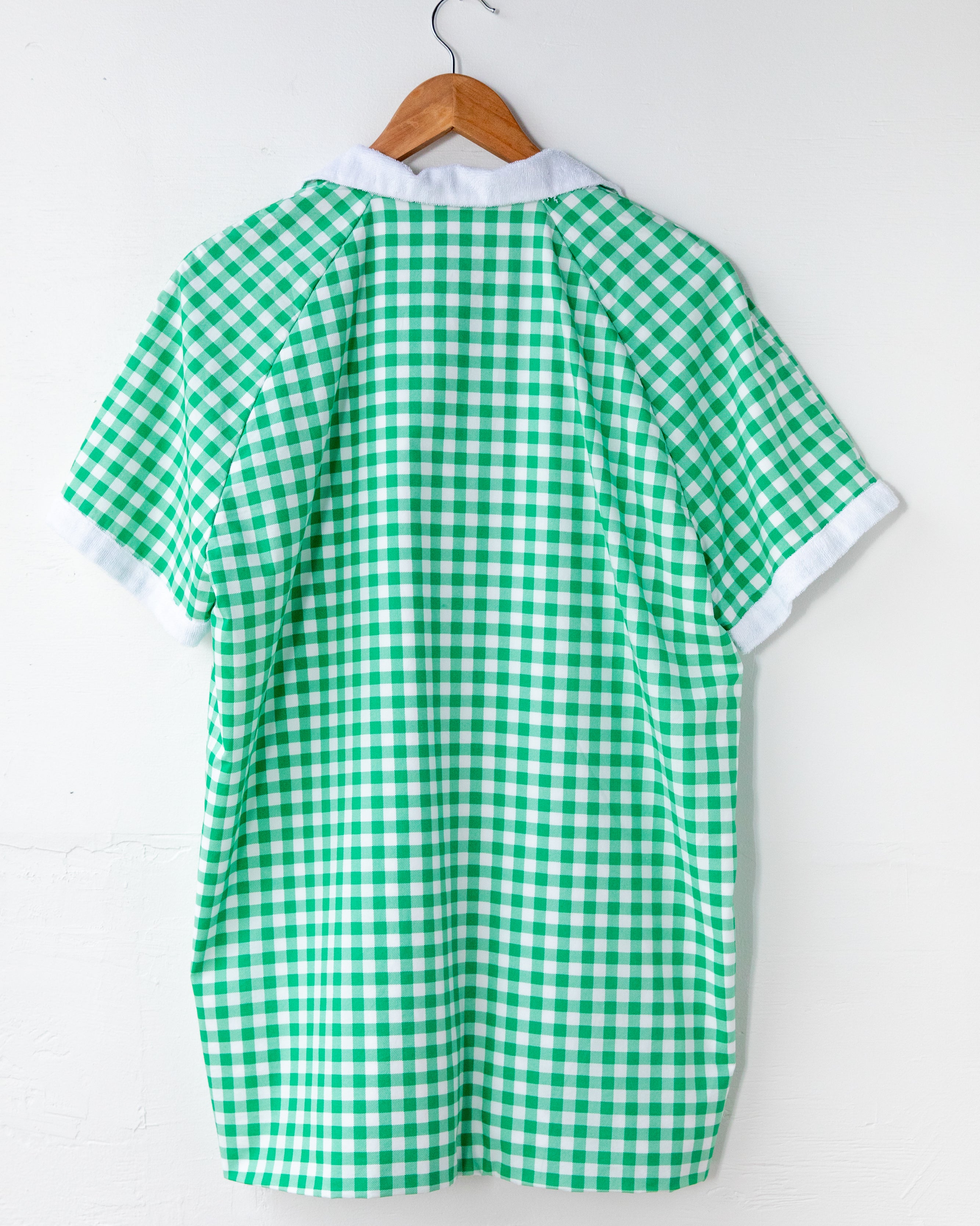 Gingham Cabana Shirt (Green)