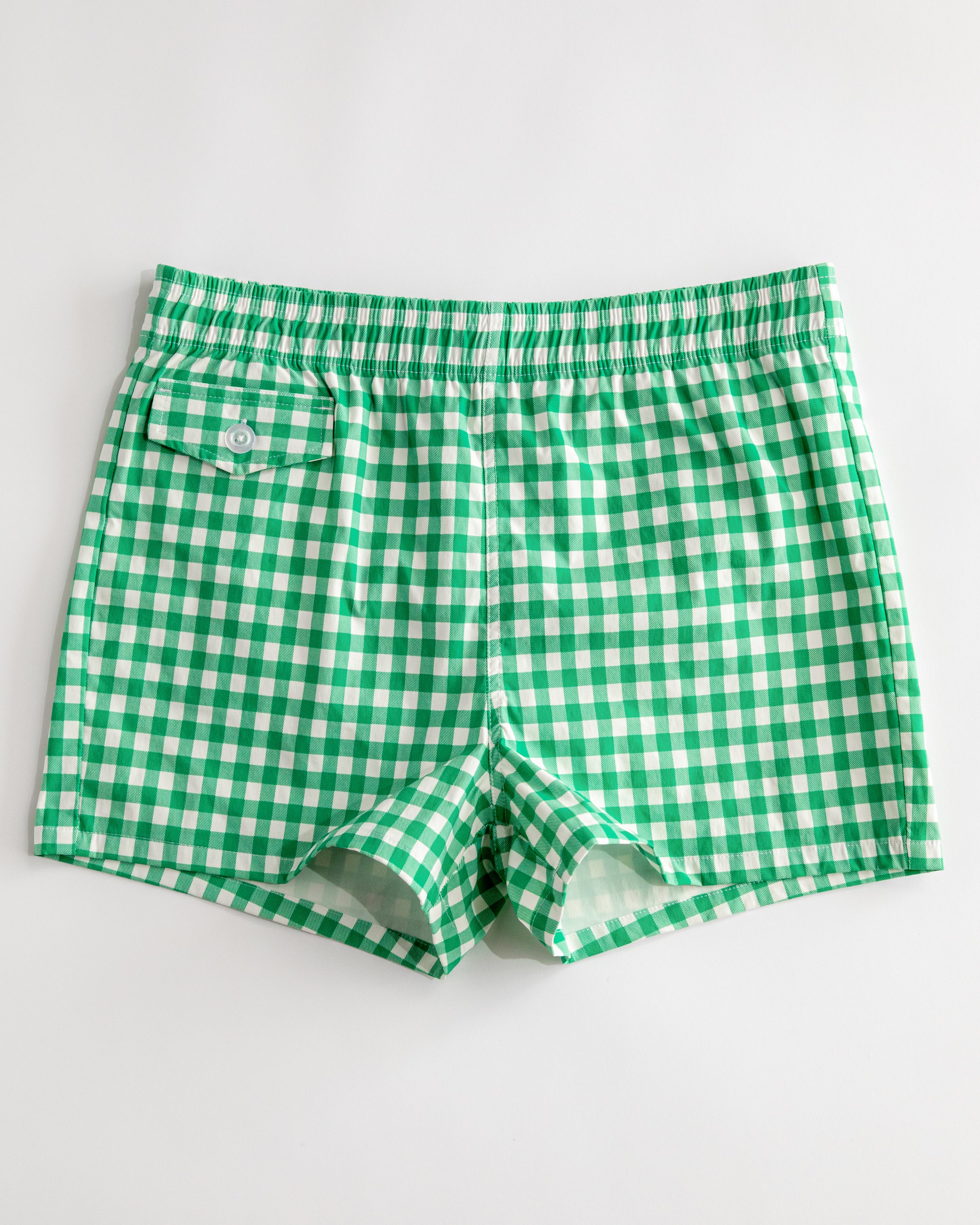 Gingham Cabana Trunk (Green)