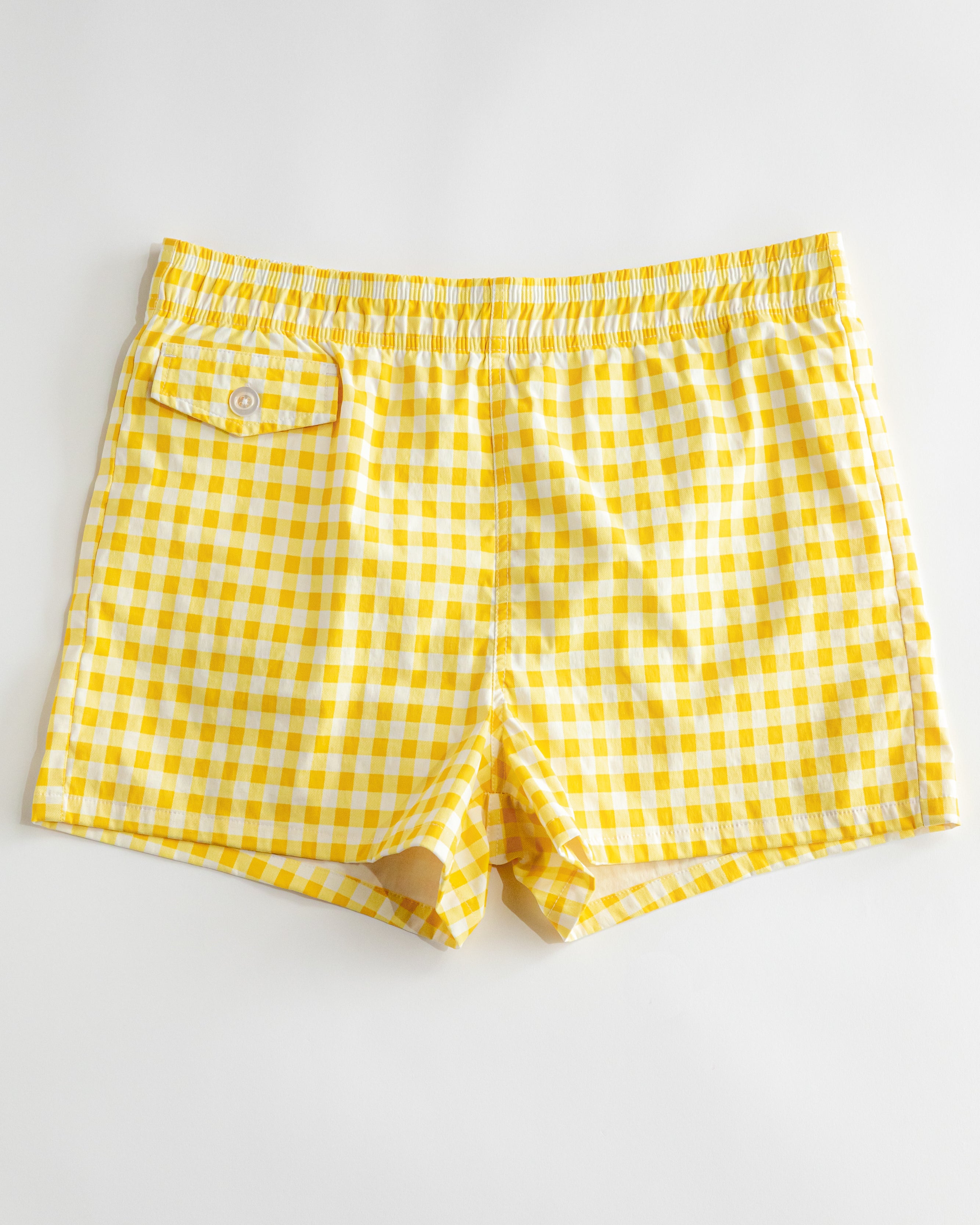 Gingham Cabana Trunk (Yellow)