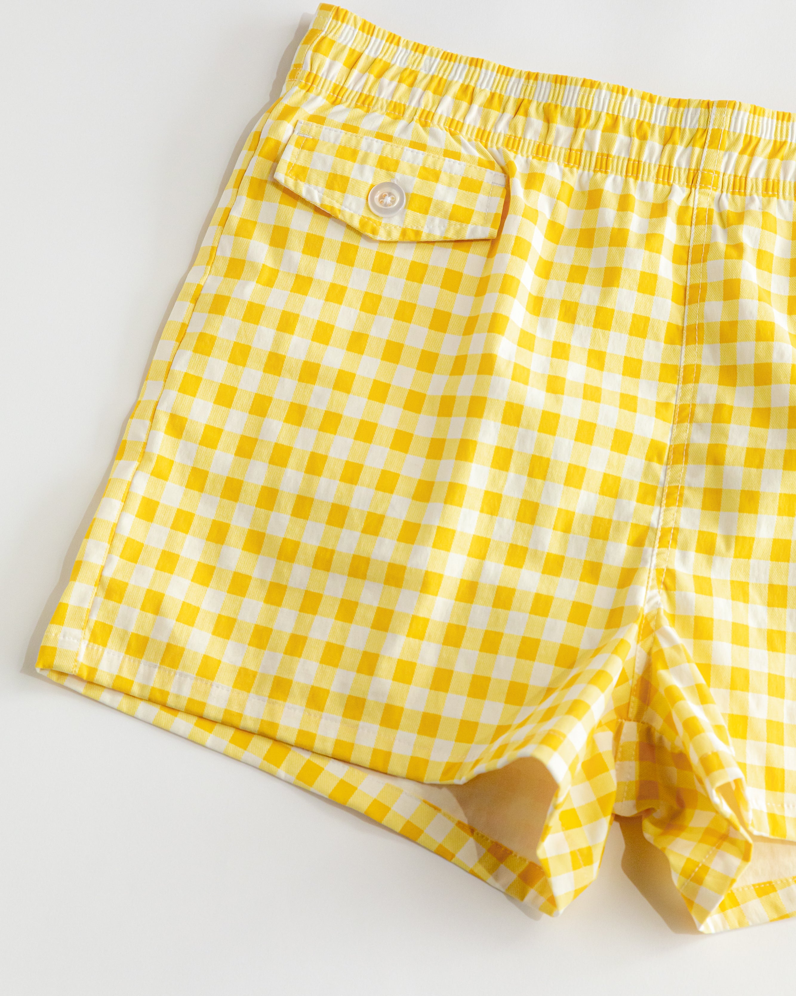 Gingham Cabana Trunk (Yellow)