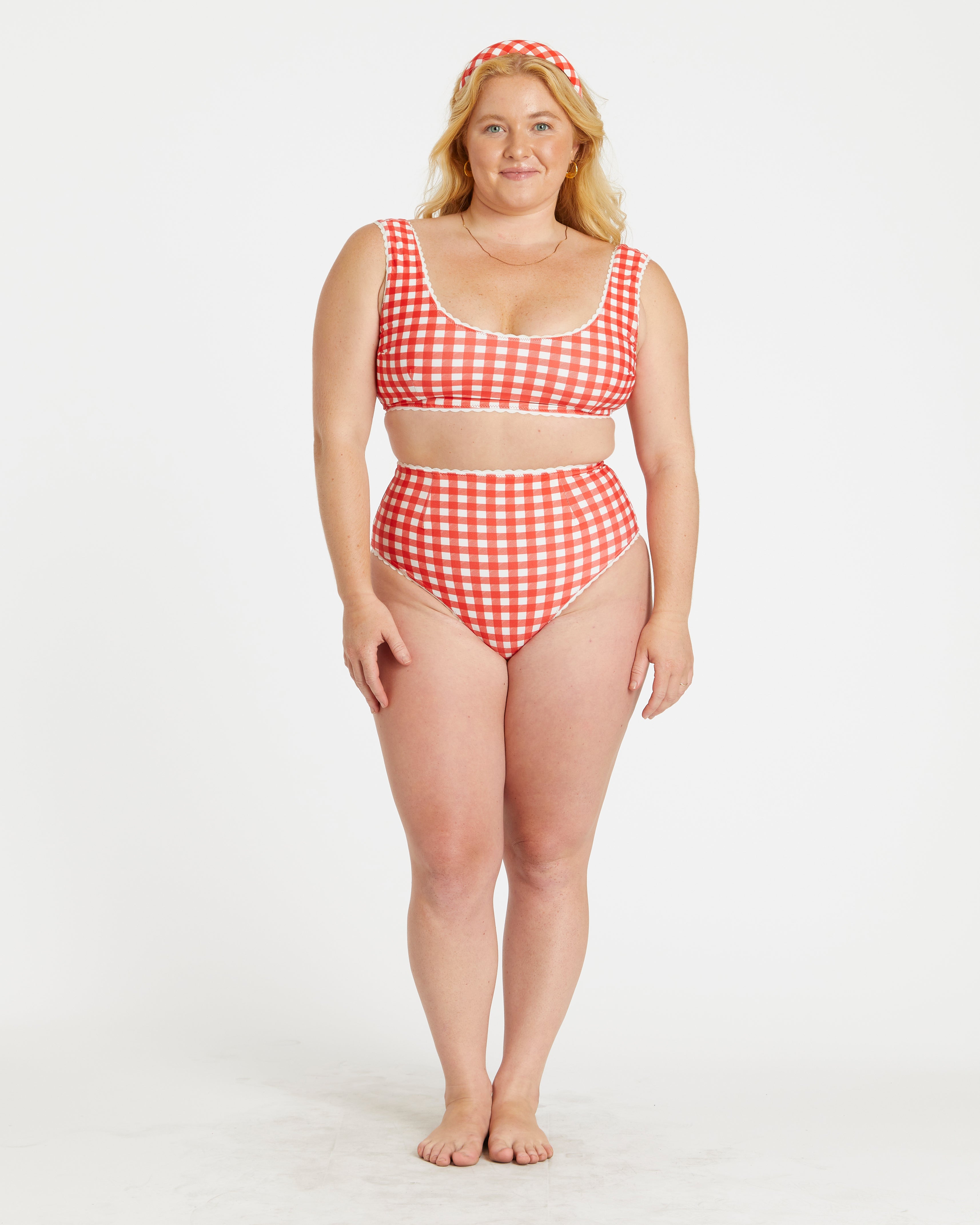 Gingham Bikini (Red)