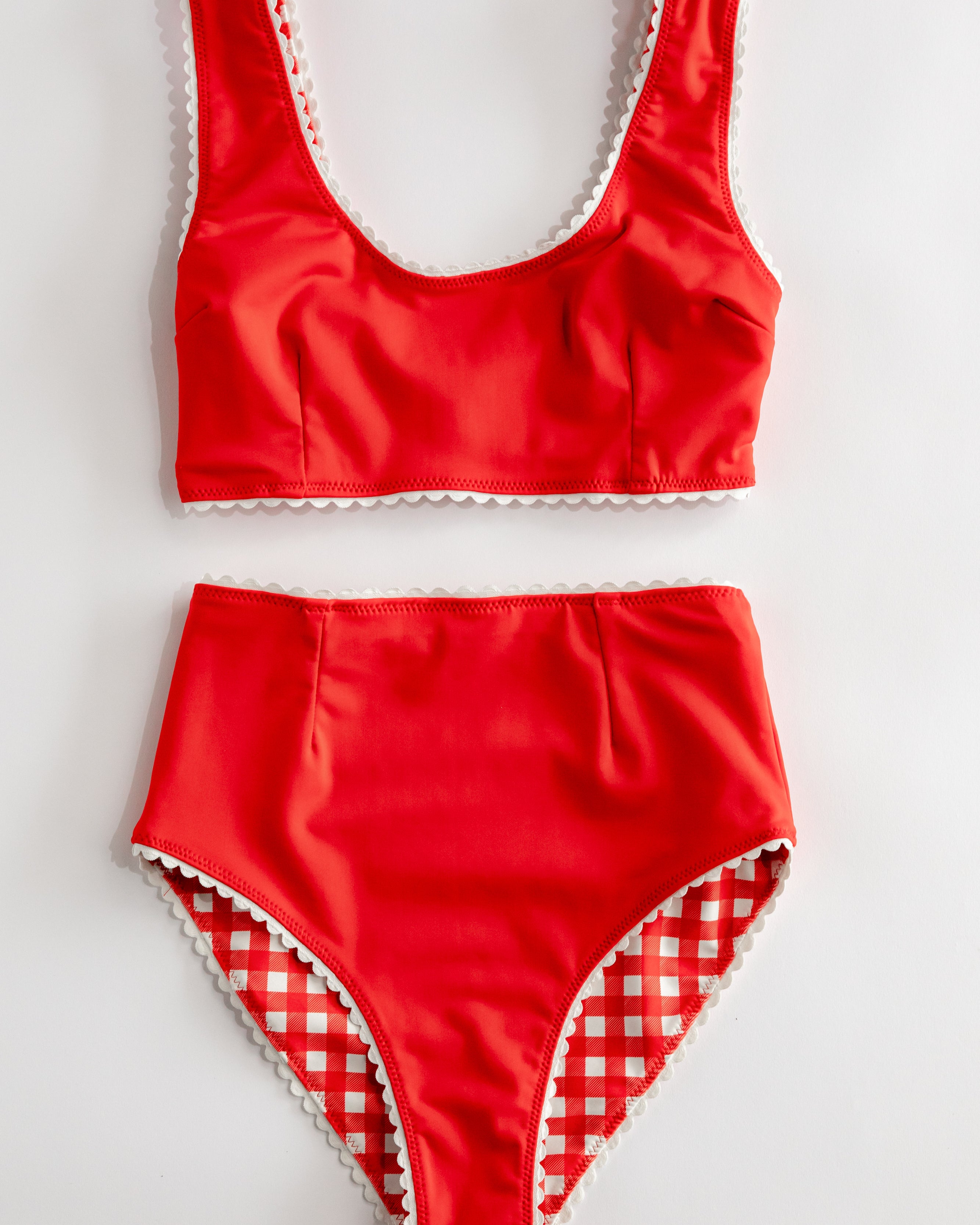 Gingham Bikini (Red)