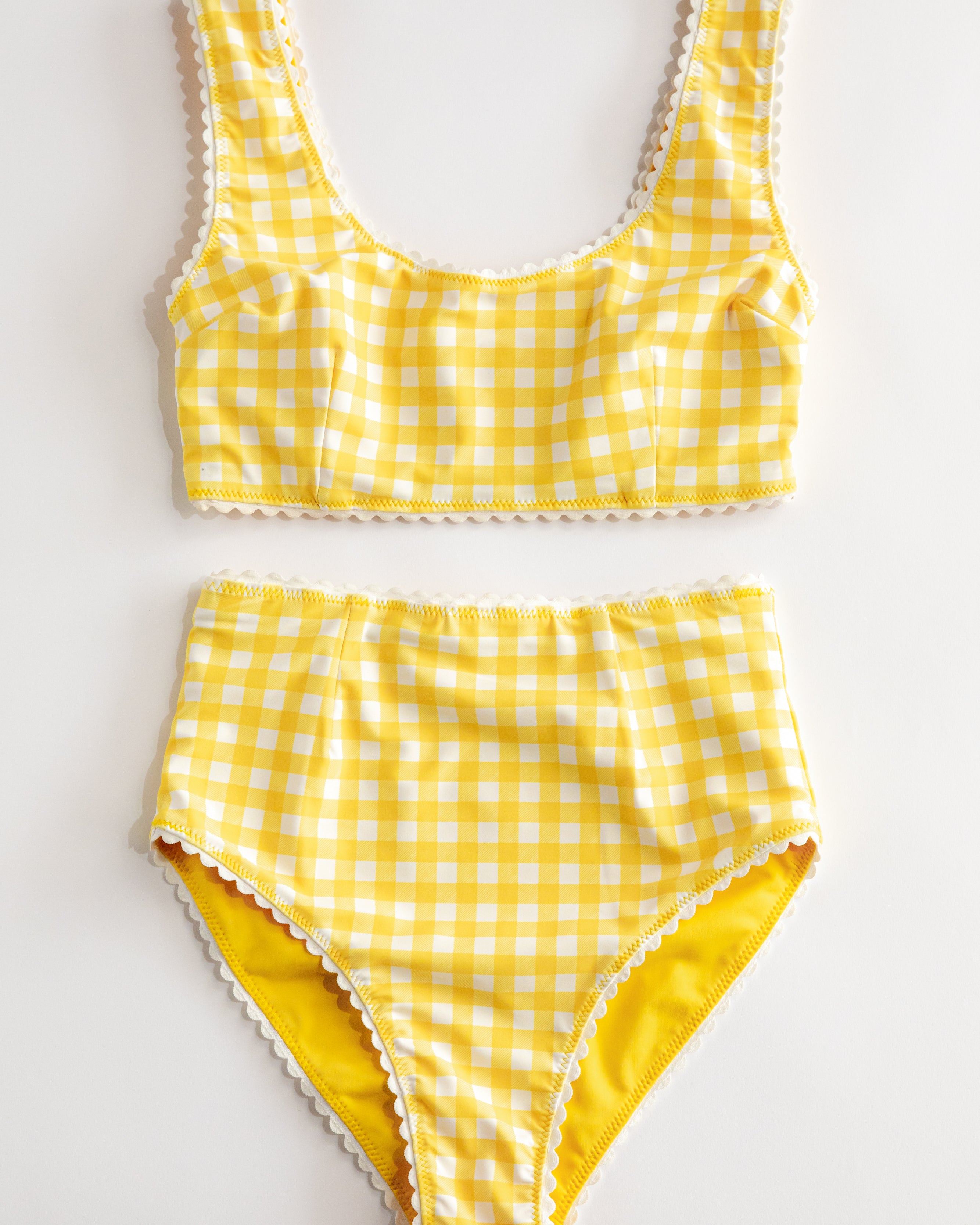 Gingham Bikini (Yellow)