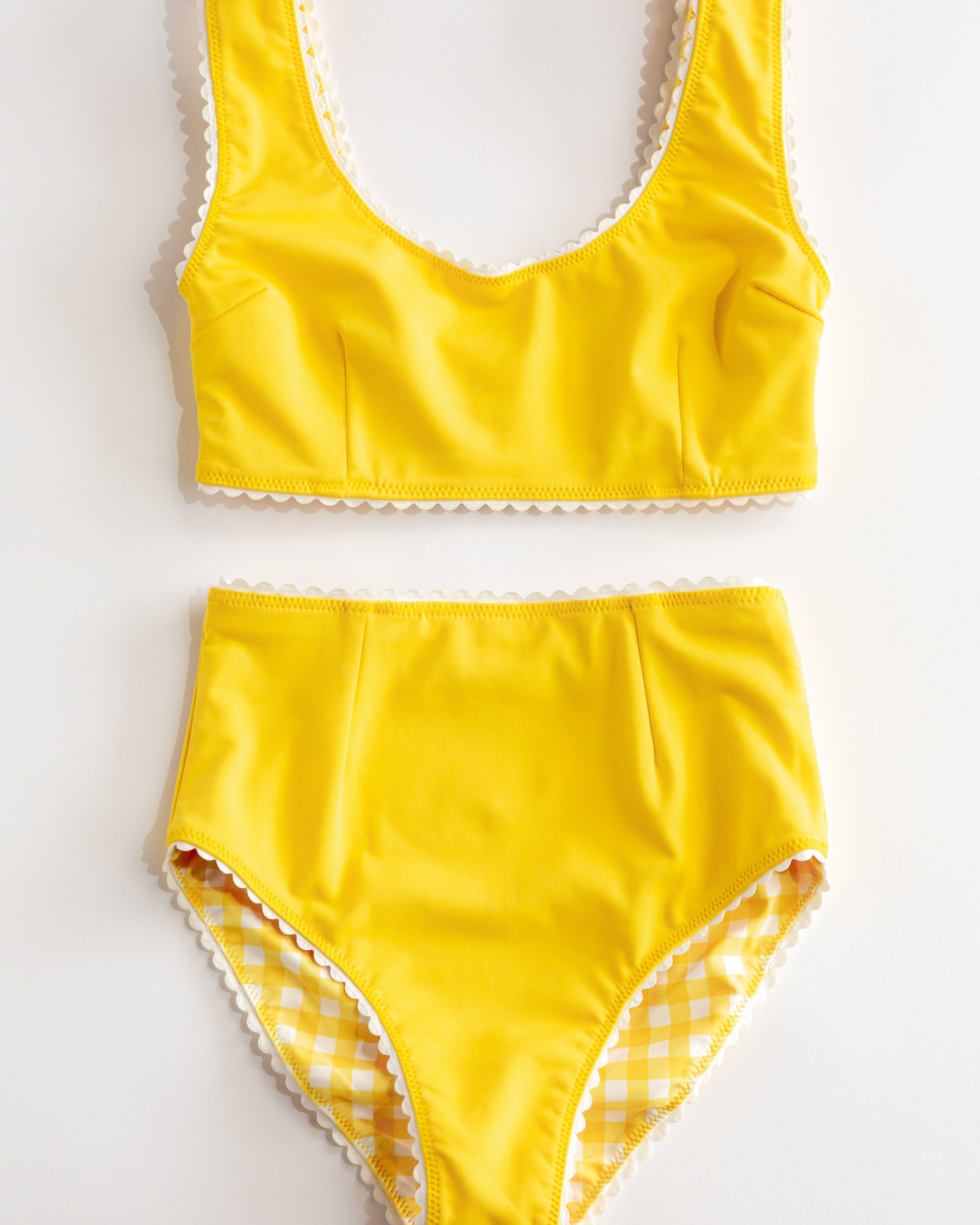 Gingham Bikini (Yellow)