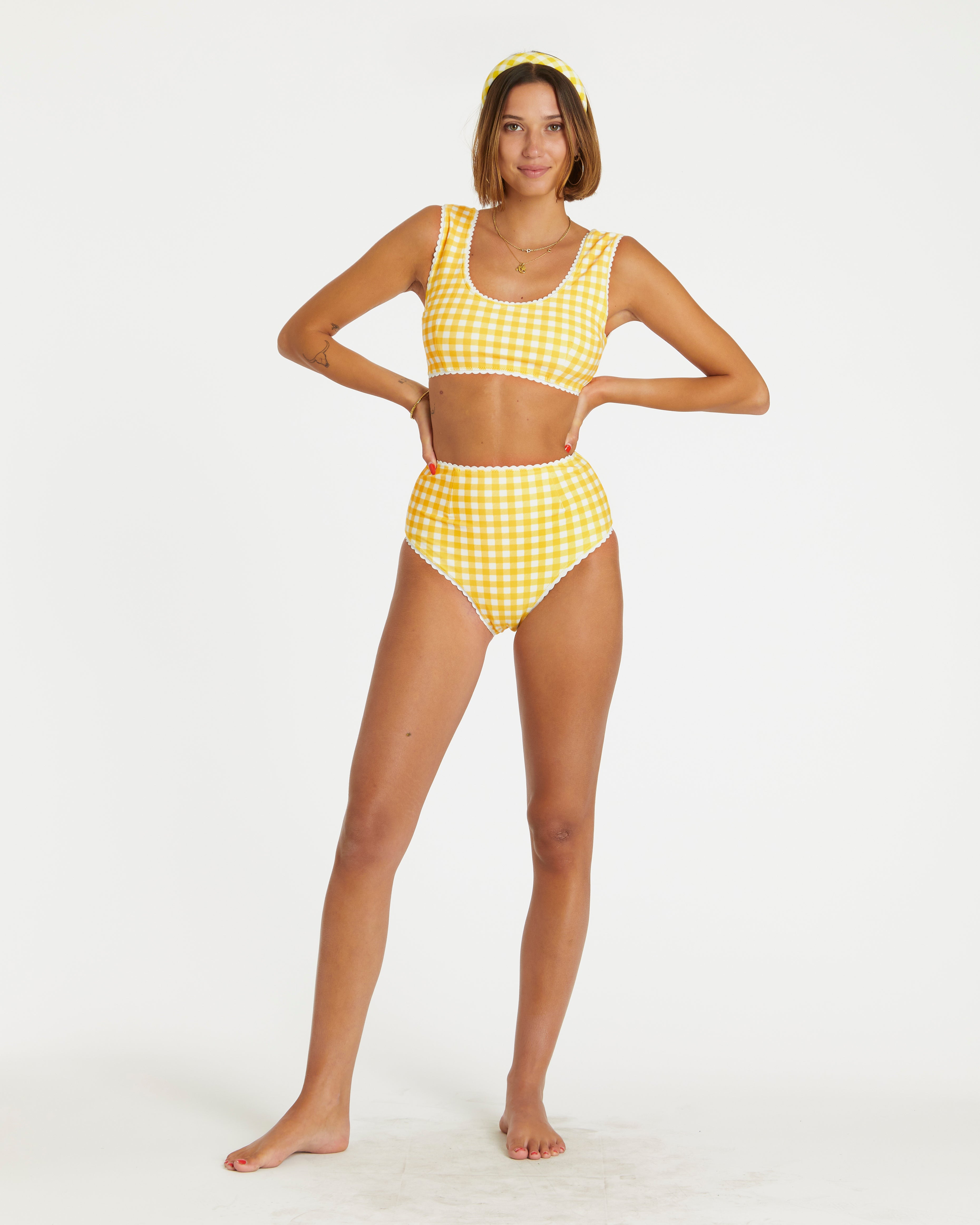 Gingham Bikini (Yellow)