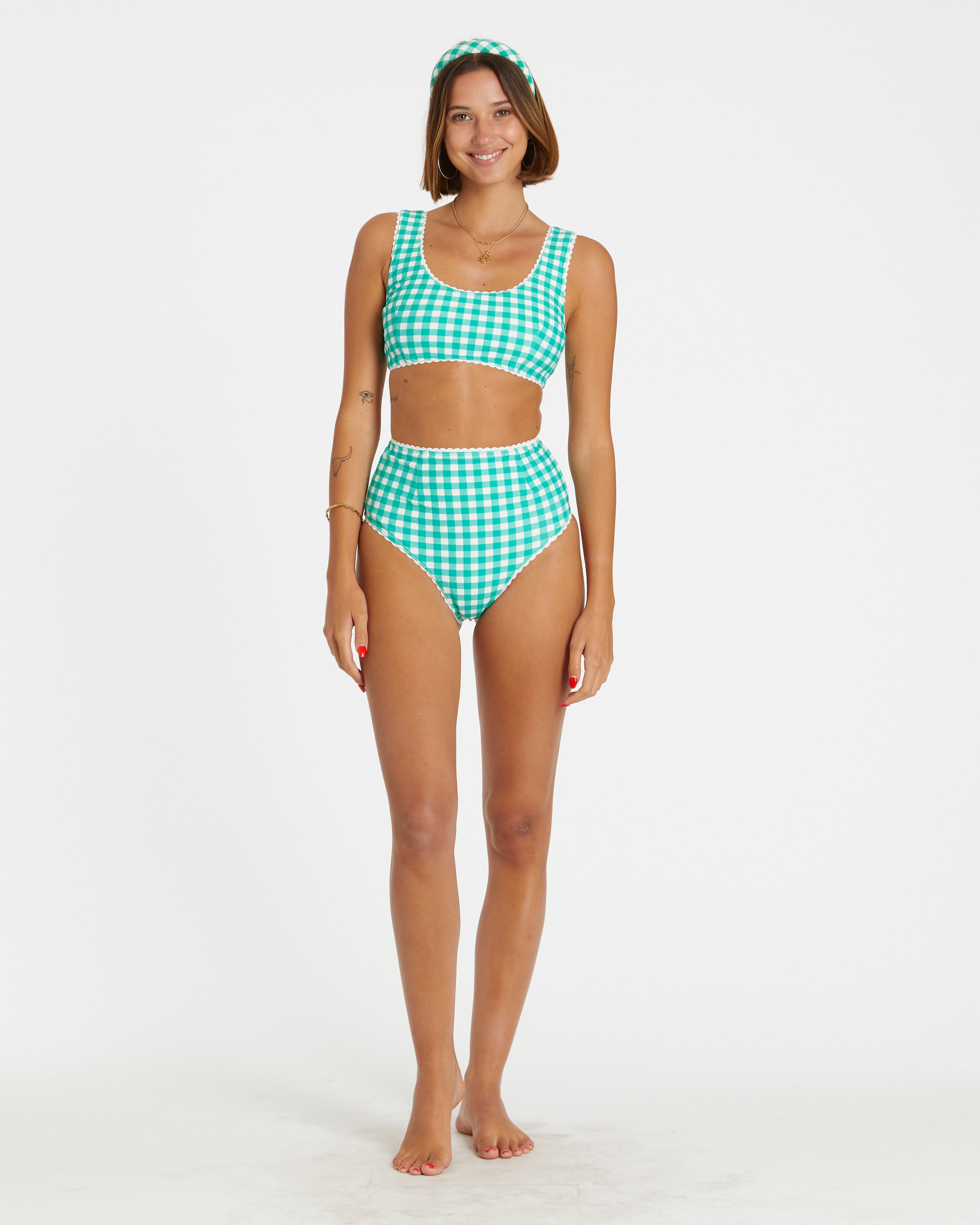 Gingham swimsuit online