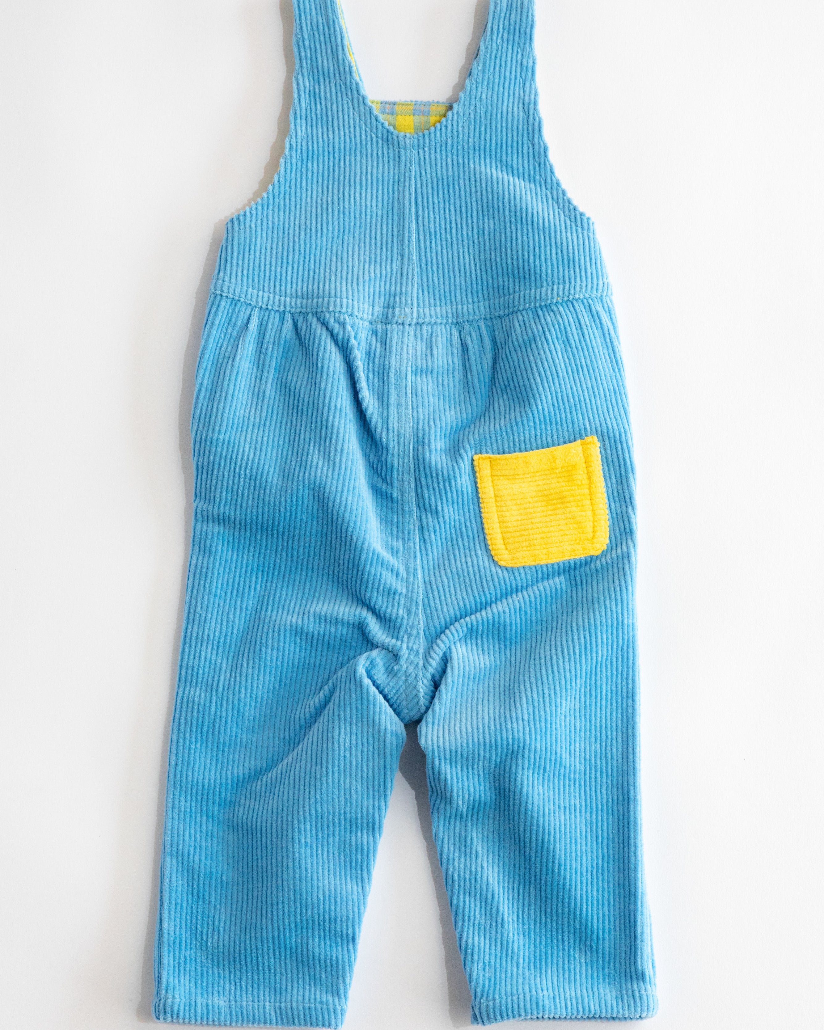 Kid's Overall (Blue Poppy/Yellow)