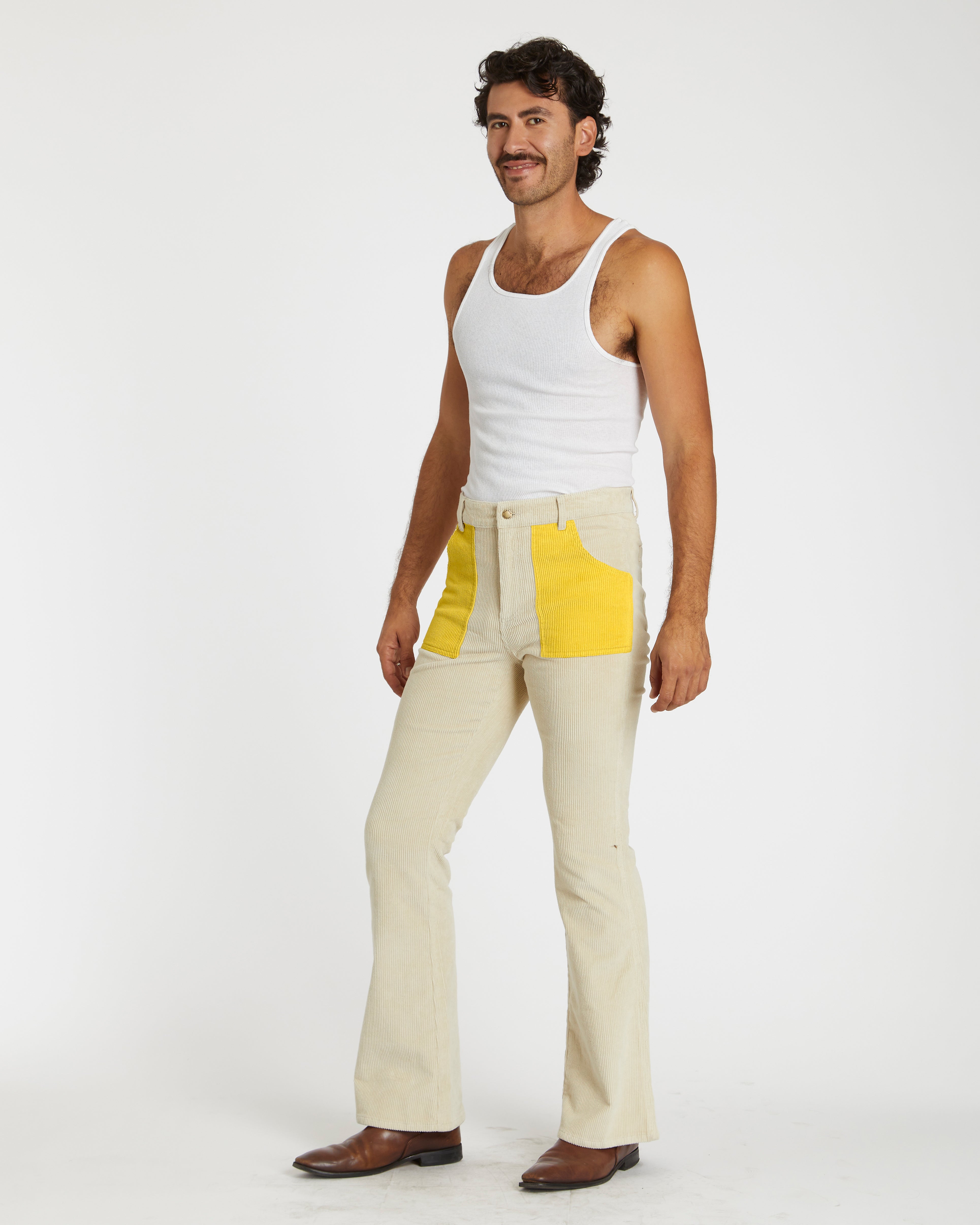 Men's Bell Bottom (Sand/Yellow)