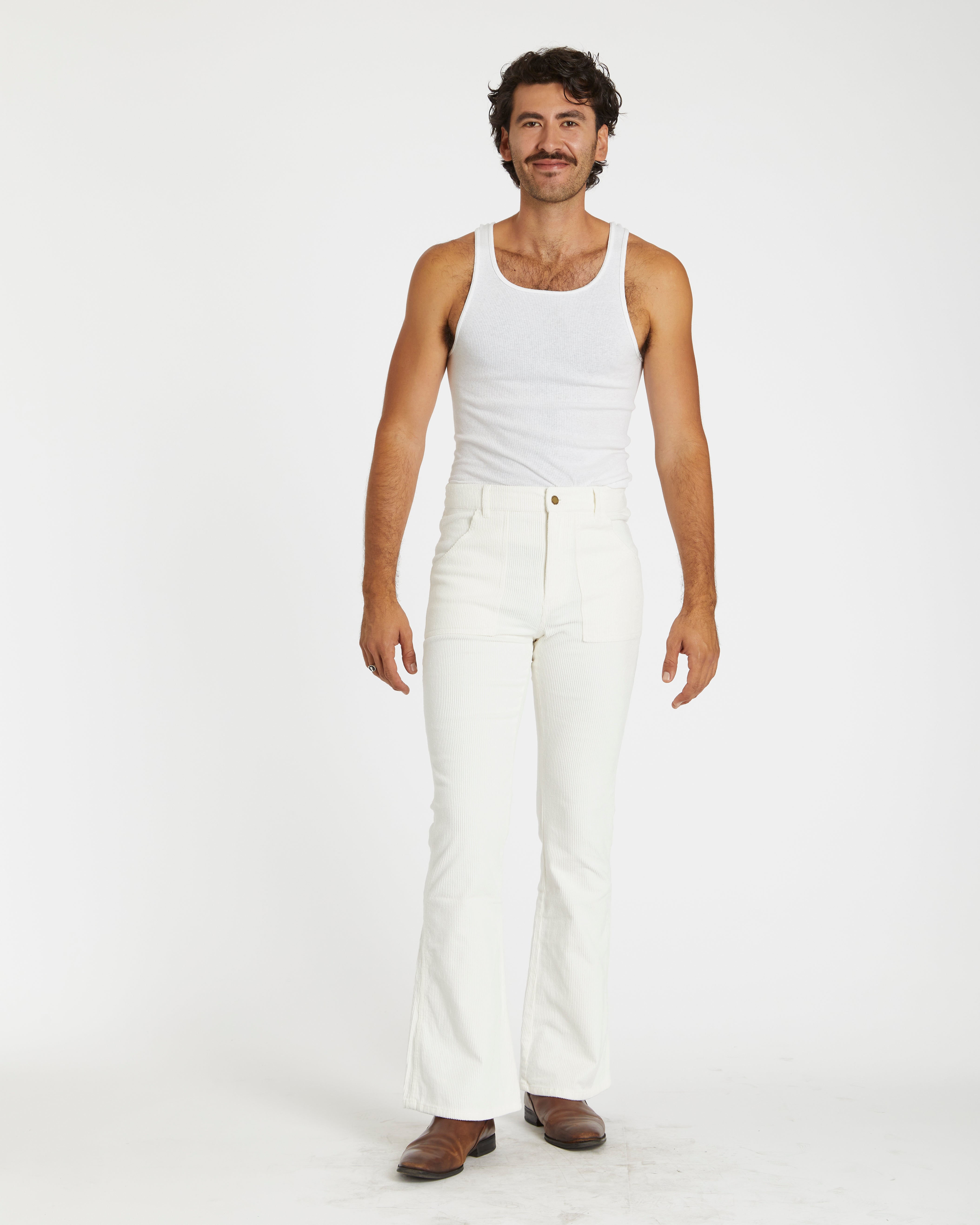 Men's Bell Bottom (White)