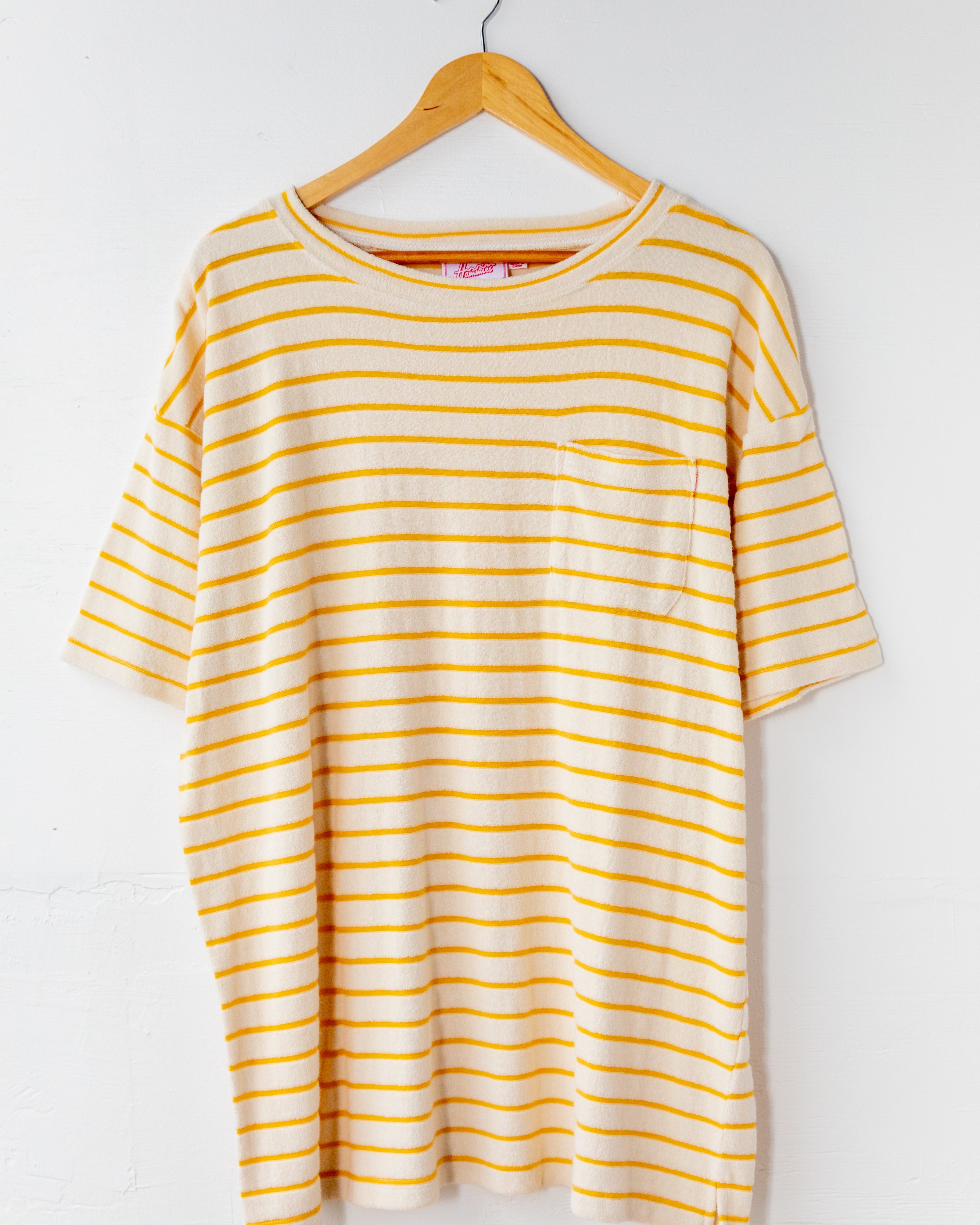 Men's Terry Tee (Cream/Gold)