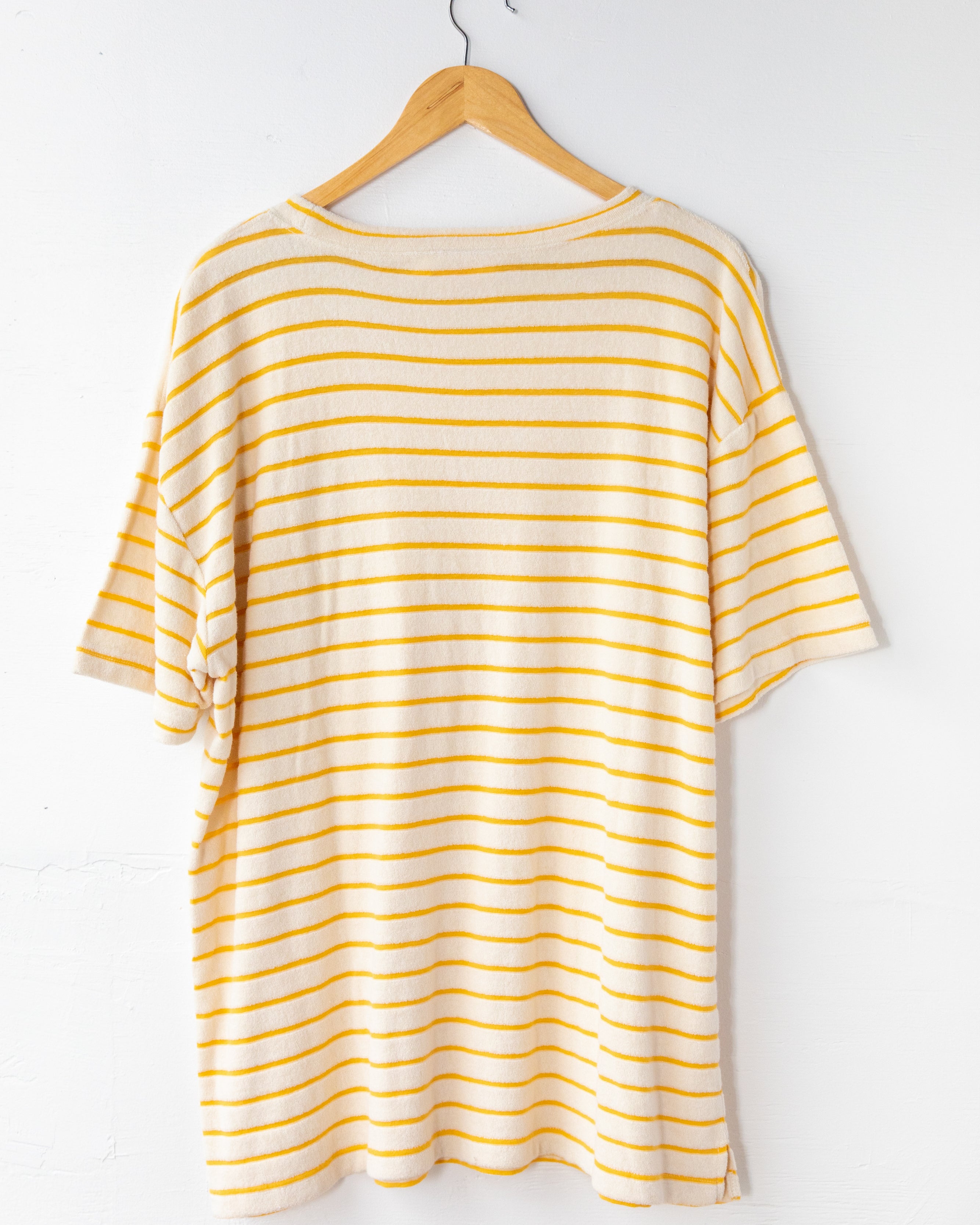 Men's Terry Tee (Cream/Gold)