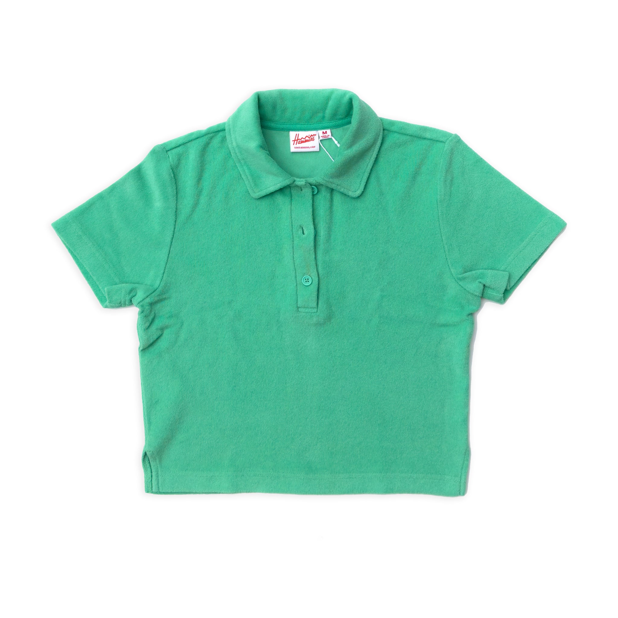 Mint green women's polo sales shirt