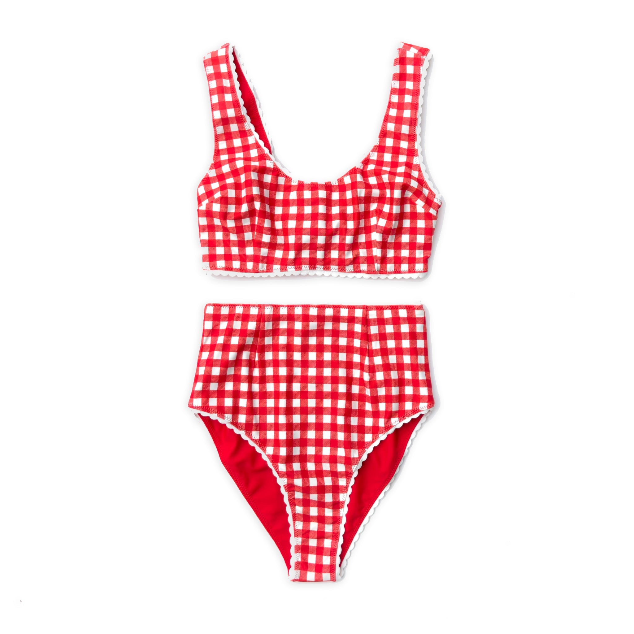 Gingham Bikini (Red)