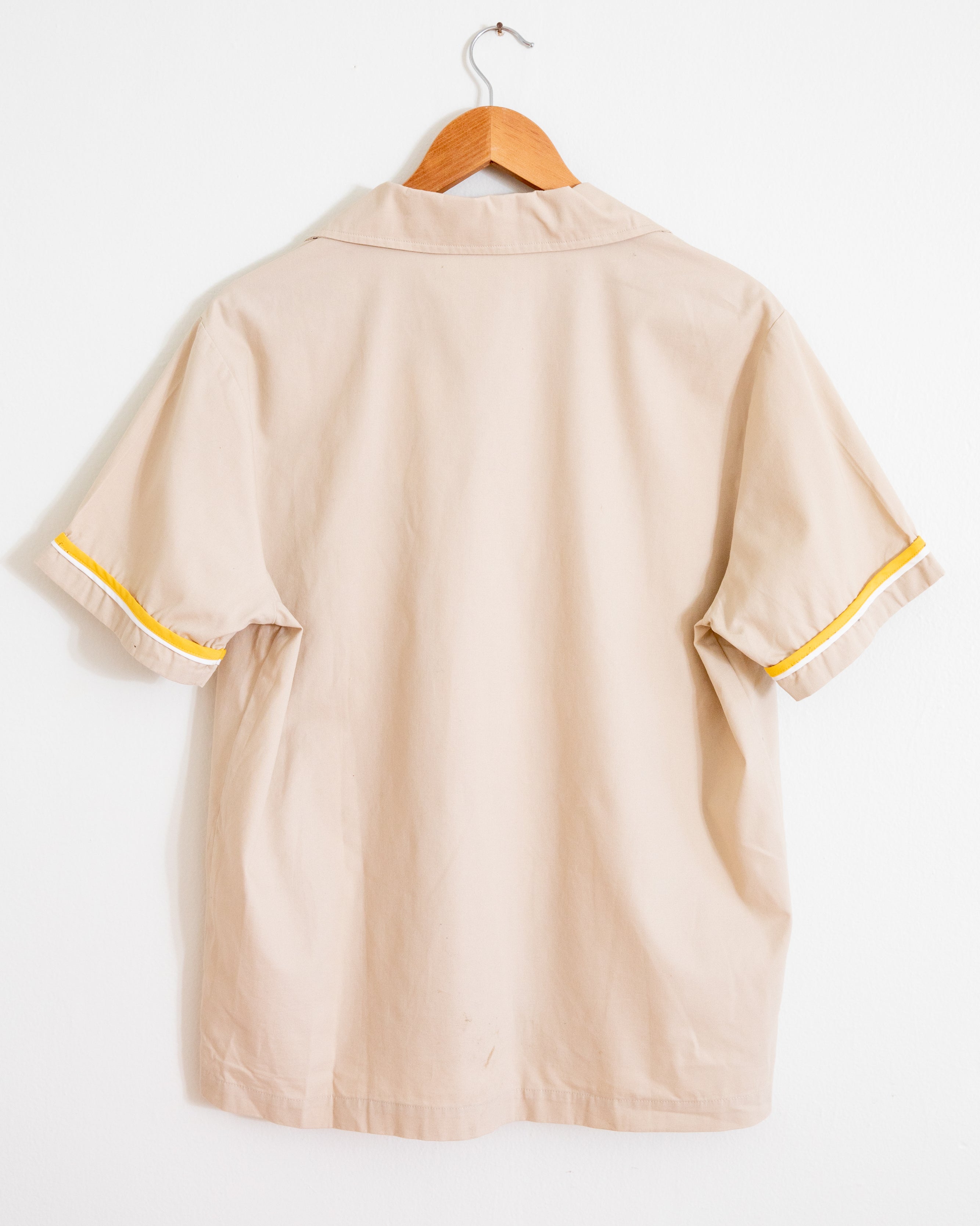 Summer Cabana Shirt (Sand/Gold/White)