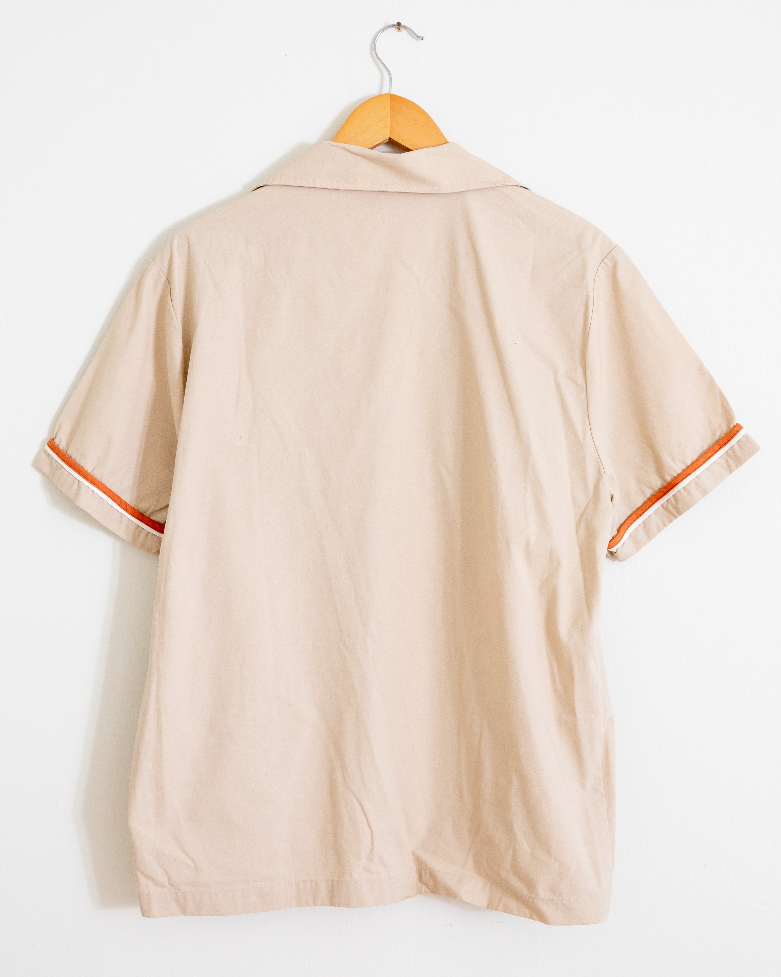 Summer Cabana Shirt (Sand/Rust/White)