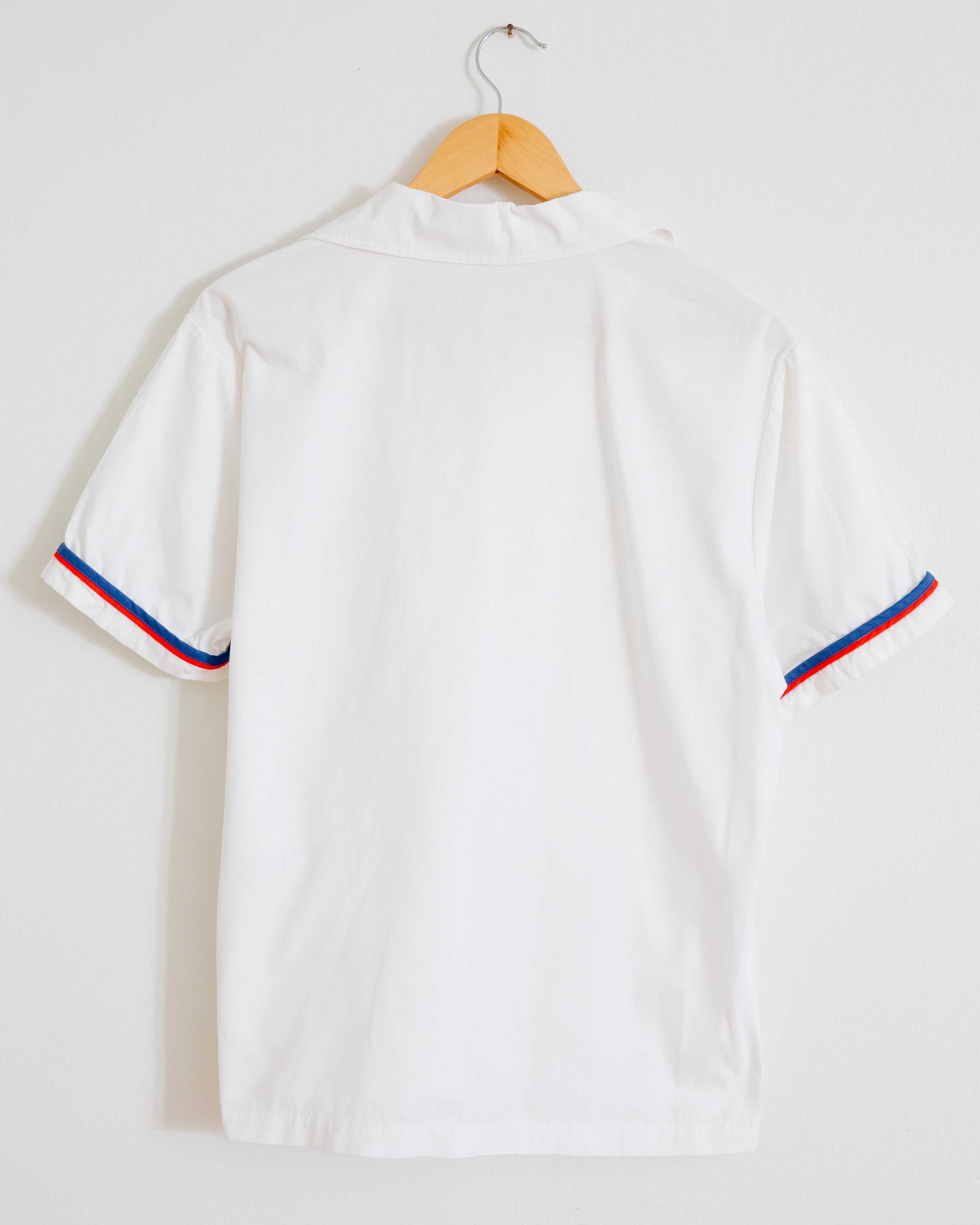 Summer Cabana Shirt (White/Navy/Red)