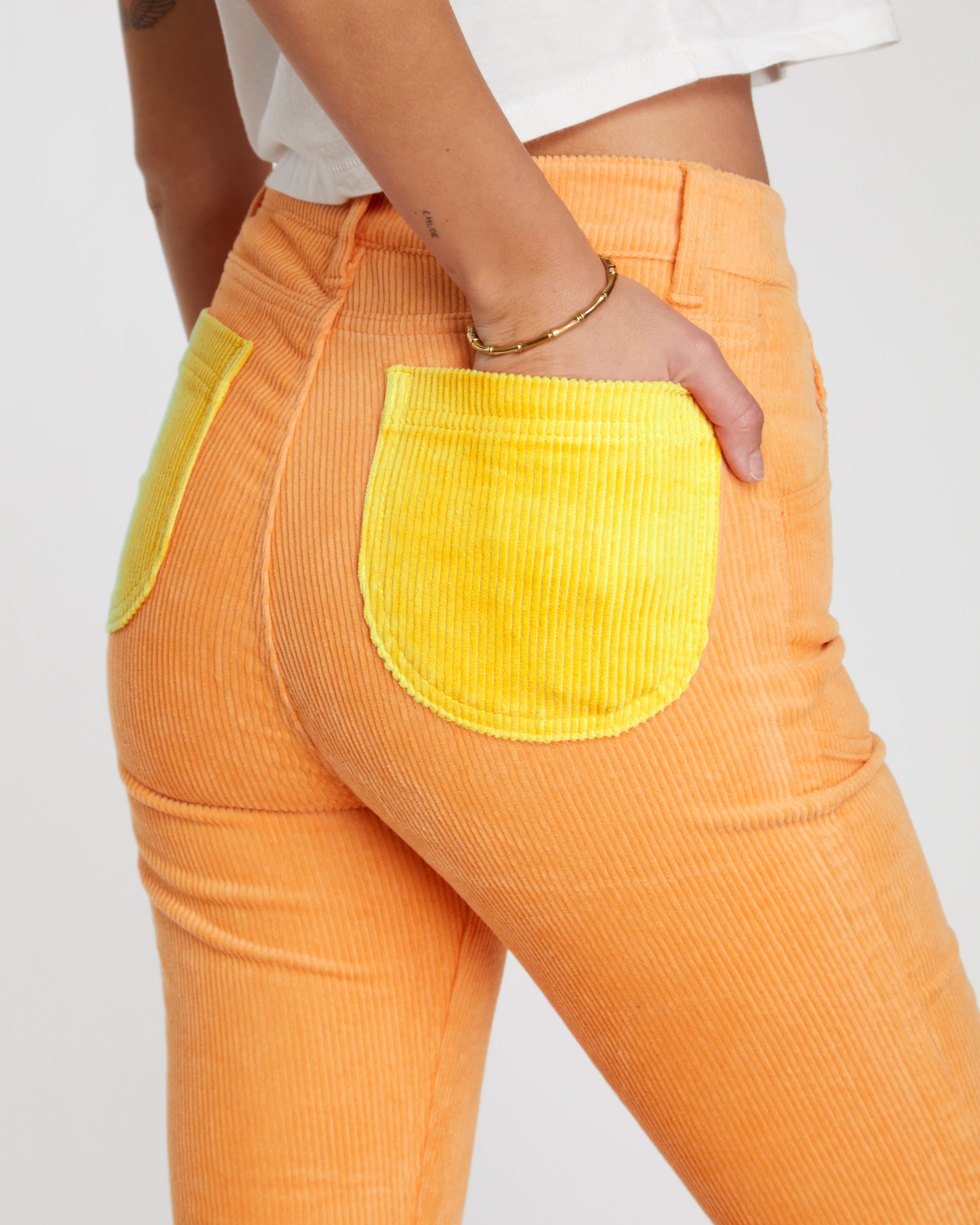 Women's Bell Bottom (Orange Poppy/Yellow)