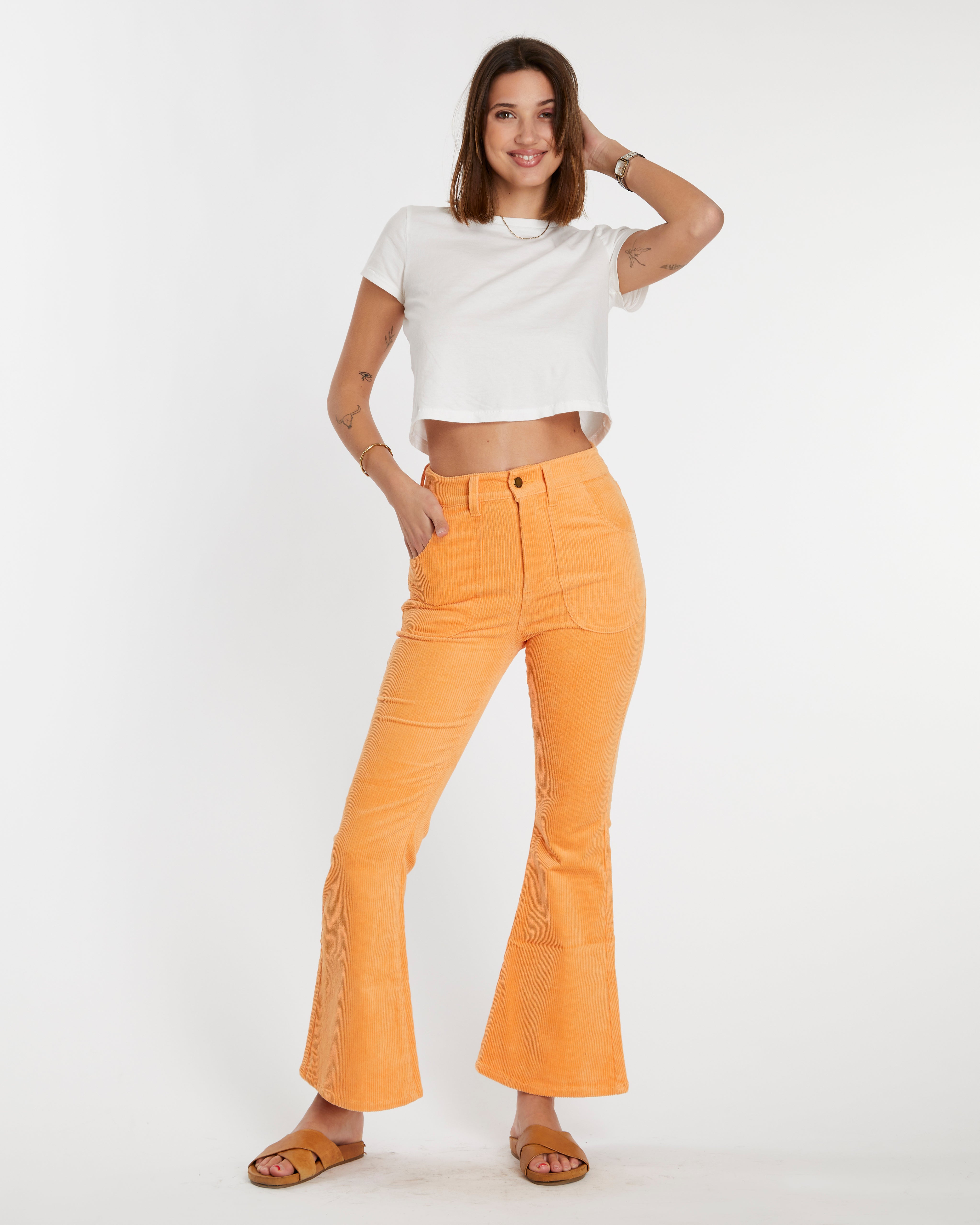 Women's Bell Bottom (Orange Poppy)