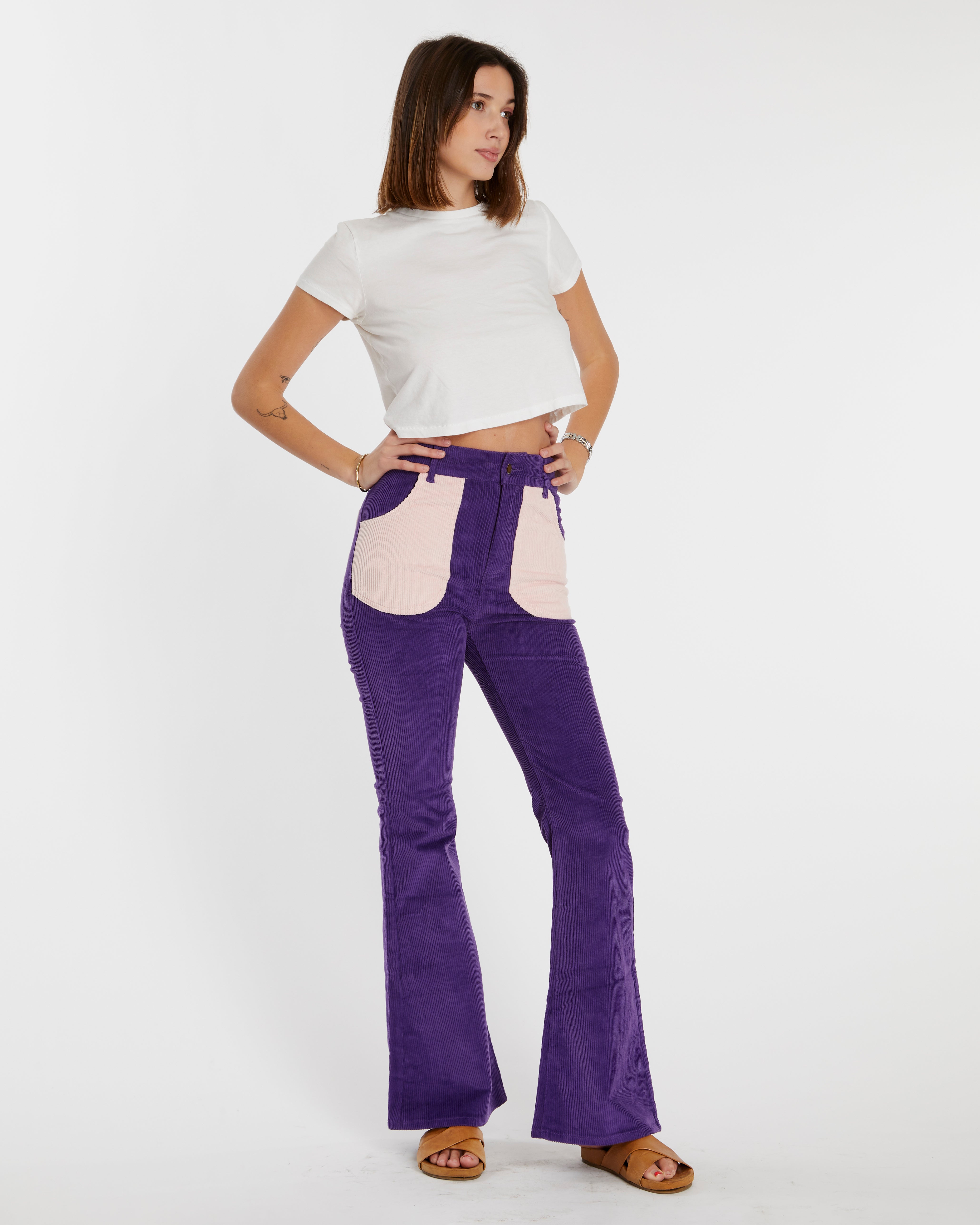 Women's Bell Bottom (Plum/Powder Pink)