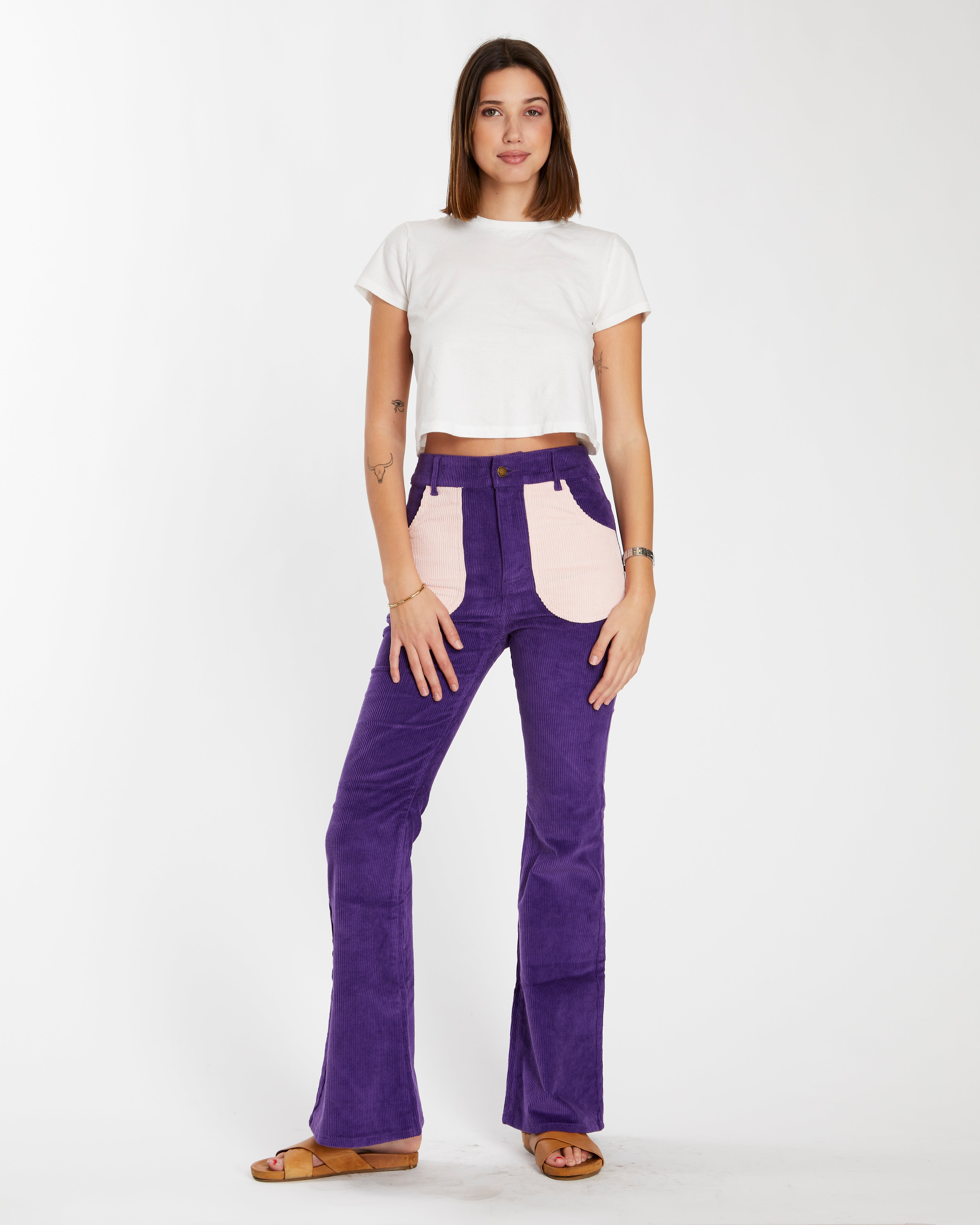 Women's Bell Bottom (Plum/Powder Pink)