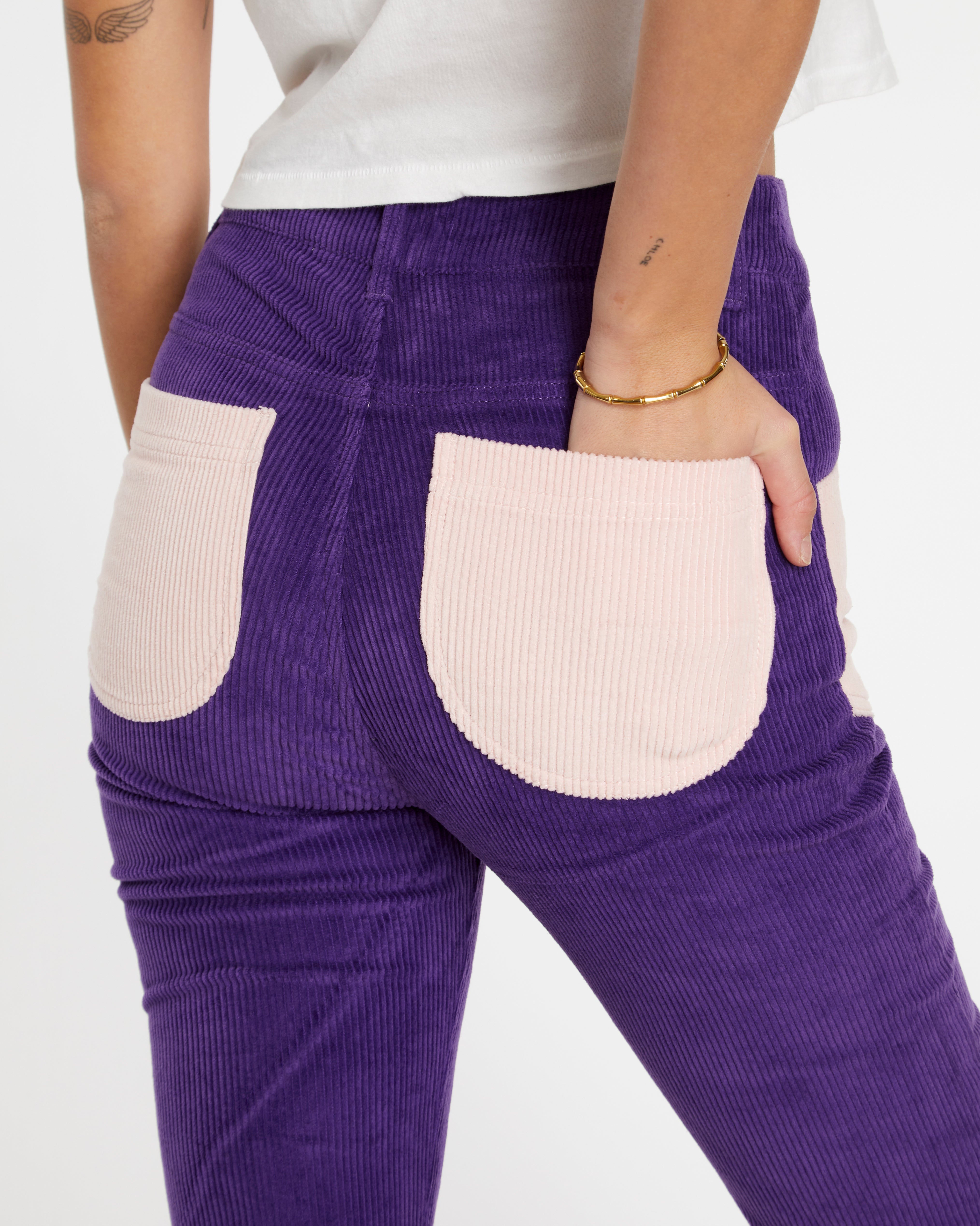 Women's Bell Bottom (Plum/Powder Pink)